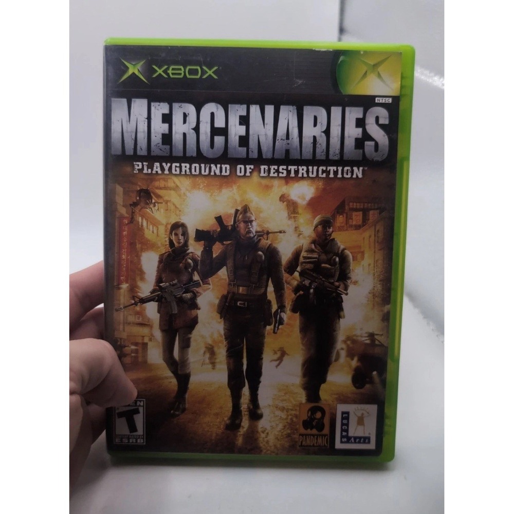 Mercenaries Playground of Destruction Original Xbox Complete in Box